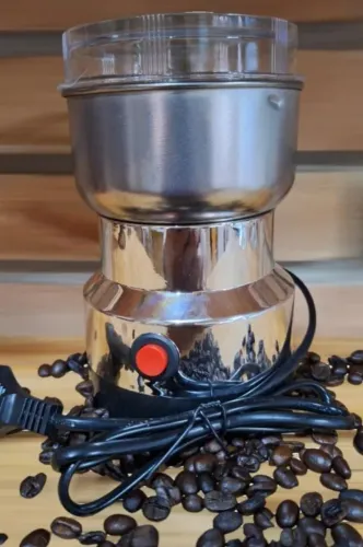 Triturador de Café Portátil Elétrico Ideal para Grãos de Café 110v