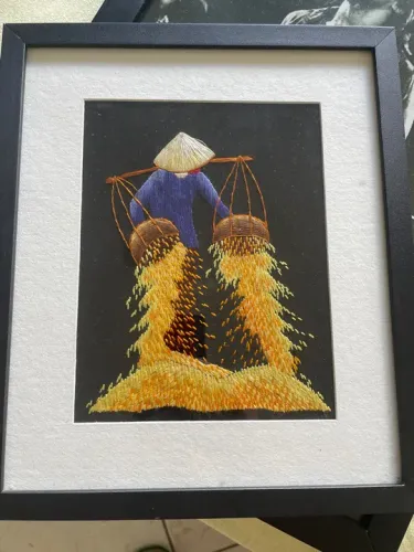 Arte vietnamita única - artista local (2016