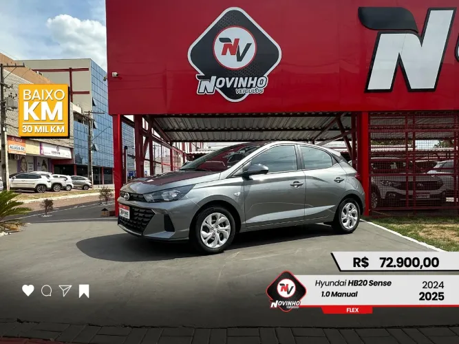Hyundai HB20 Sense 1.0 12V Flex Mec. 2025