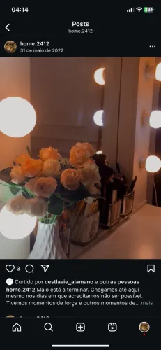 Penteadeira suspensa 