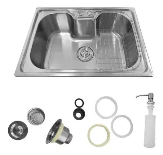 A PRONTA ENTREGA | Cuba Gourmet Inox 201 Belcca c/ Dosador e Cesto - Fazemos Entrega