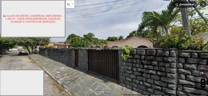  ALUGA-SE IMÓVEL COMERCIAL E RESIDENCIAL - 1.000 m² - IDEAL PARA ESCOLAS E FAMÍLIAS