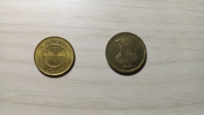 Moedas Antigas - Somália e Egito 