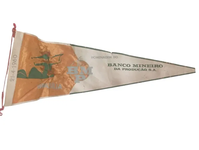 Flâmula de souvenir Banco Mineiro da Produção