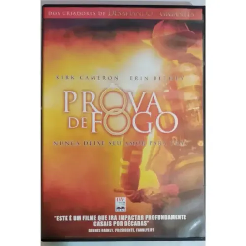 dvd prova de fogo - original