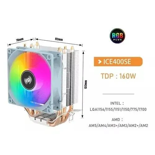 Cooler para Processador ICE400SE RGB - 160W