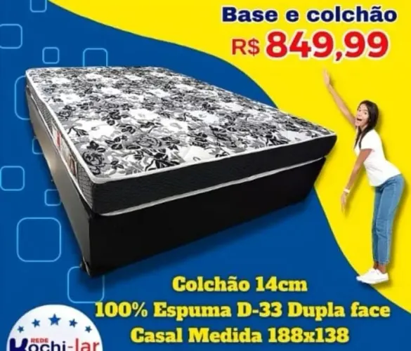 Cama box colchão D33