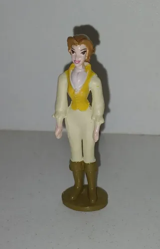 BONECA MINIATURA PRINCESA A BELA E A FERA ROUPA DE MONTARIA ORIGINAL DISNEY