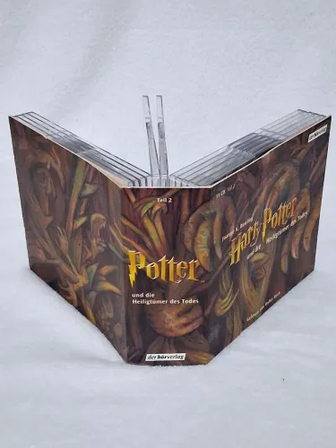 Harry Potter e as Relíquias da Morte Audiobook 11CDs Hörverlag Rufus Beck