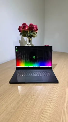 Notebook Razer Blade 14 165 hz Ryzen 9 Rtx 3070 Ti 16 GB 1 TB preto