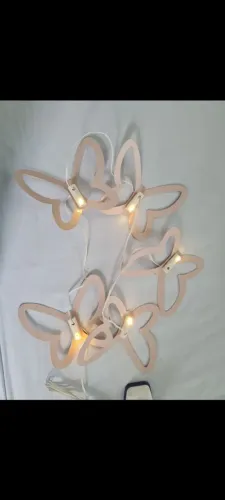 Luminaria Luzes de LED em formato de borboleta para decoração