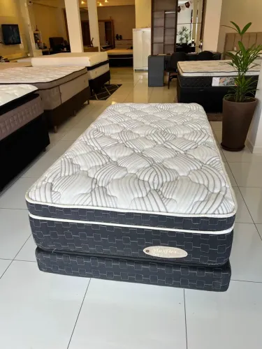 Cama Box Solteirão Maxflex Látex 2,00x1,00m Seminovo - ENTREGAMOS 