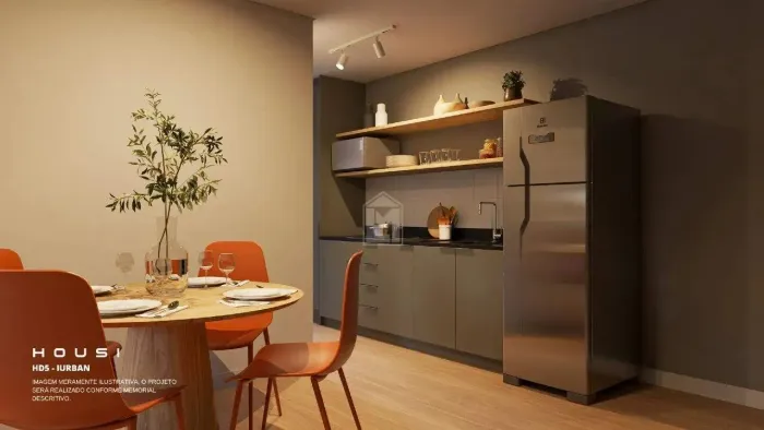 Apartamento compacto e mobiliado à venda em Jardim Camburi 1 e 2 quartos, lazer e localiz