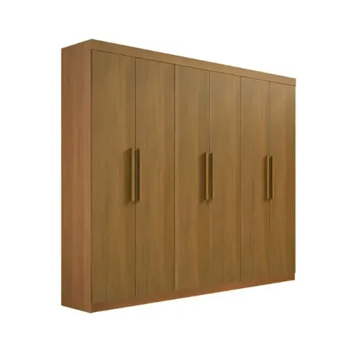 Guarda Roupa Leblon 6 Portas D'Doro Cinamomo - Entrega Rápida!