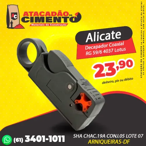 Alicate Decapador Coaxial RG59/6 4037 Lotus