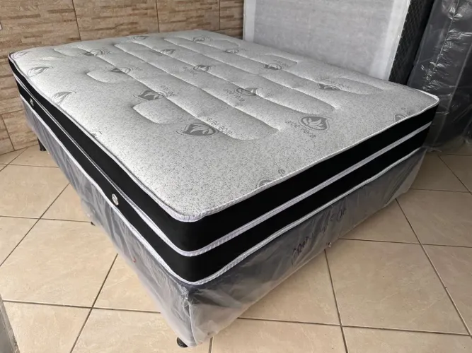 Cama box casal molas ensacadas 1.88x1.38