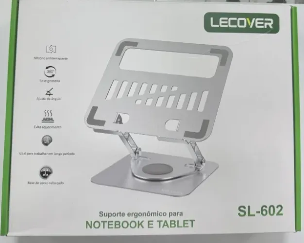 Suporte Ergonômico Para Notebook e Tablet SL-602 - LECOVER