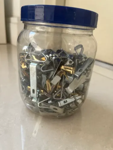 Lote suporte gancho quadros molduras