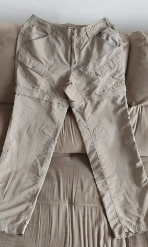 calça the north face bridgeway zip off feminina
