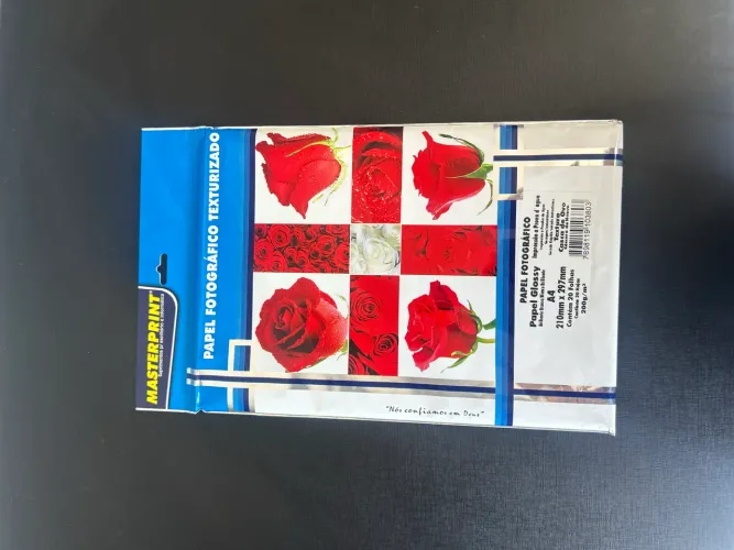 Papel fotográfico texturizado (CASCA DE OVO) 