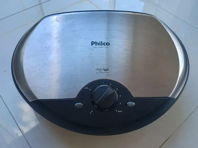 Grill e Sanduicheira Jumbo Inox Philco