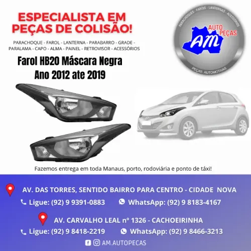 farol hb20 ORIGINAL
