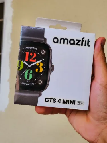 Smartwatch Amazfit GTS 4 Mini - GPS Integrado, Alexa e Bateria 15 Dias!