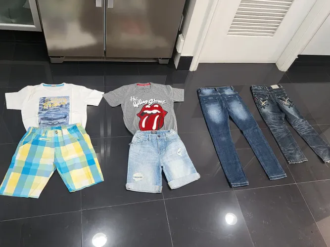 Frete Grátis Lote 6 peças menino Tam. 9-10 anos
