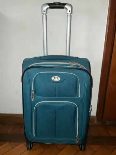 Mala de Viagem de mao de Rodinha - Azul