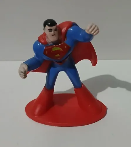 BONECO DC COMICS MINIATURA SUPERMAN SUPER HOMEM