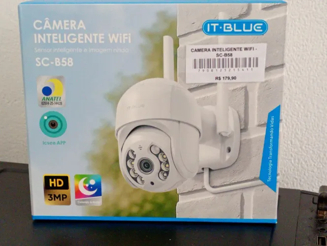 Câmera Externa Wi-Fi App Icseee - Novo 