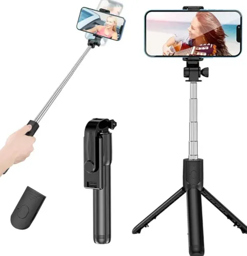 Bastão de selfie para foto e vídeo