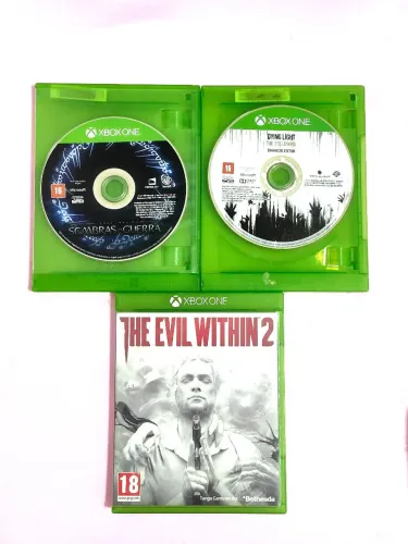 3 jogos Xbox One - Sombra de Guerra, Dying Light & The Evil Within 2