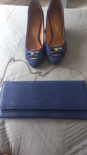 Scarpin azul