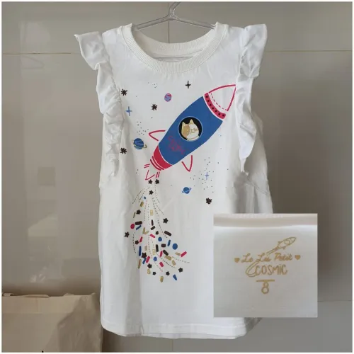 Camiseta Le Lis Petit cosmic, tamanho 8