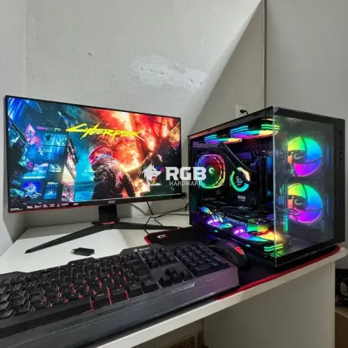 PC GAMER PC Gamer RGB HARDWARE - Ryzen 7 5700X3D + 32GB + ENTREGA GRÁTIS