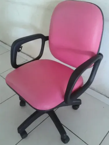 cadeira diretor executiva rosa - frete grátis - fabricamos em qualquer cor