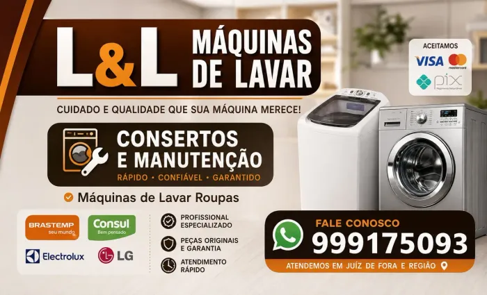 Conserto e manutenção de máquina de Lavar