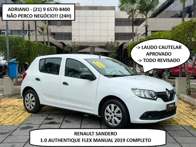 Renault Sandero Authentique Flex 1.0 12V 5P 2019