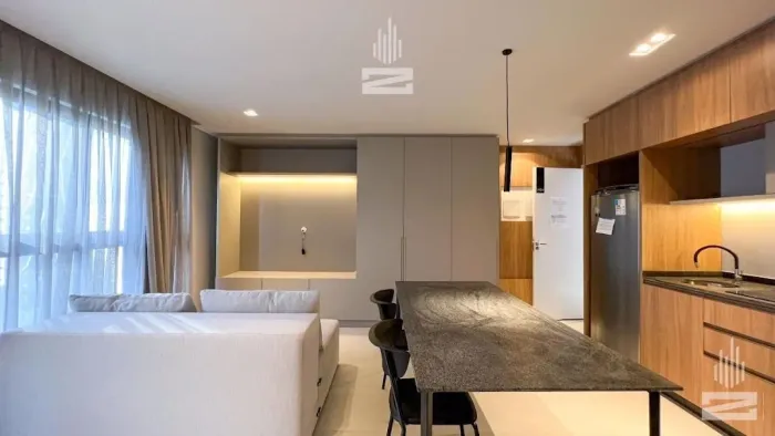 Apartamento com 1 dormitório para alugar, 33 m² por R$ 2.300,00 - Ponta Aguda - Blumenau/S