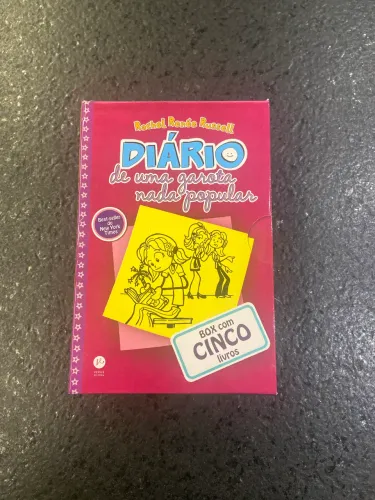  Box 5 livros:Diário de uma garota nada popular 