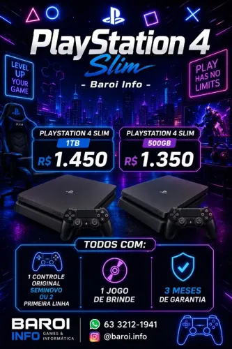 Playstation 4 - PS4 - Baroi Info