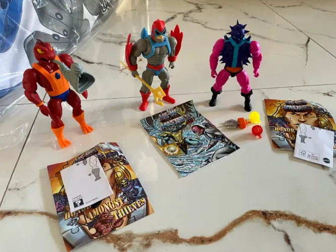Clawful, stratos, spikor Masters of the universe cartoon
