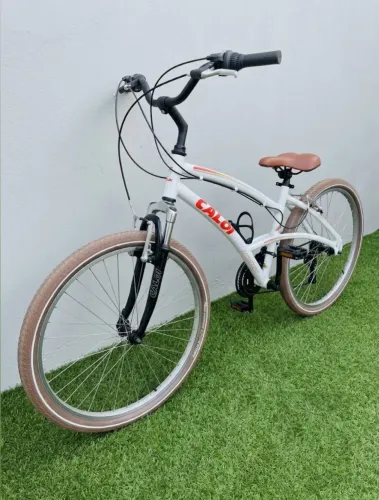 Bicicleta Aro 26 Caloi 400 Comfort 21 Velocidades Shimano Seminova