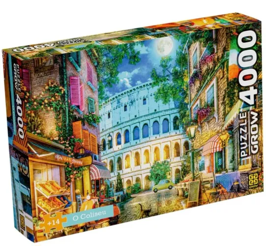 Vendo quebra-cabeças 4000 peças grow