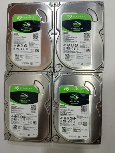 4 hds 500GB seagate cftv cpu dvr nvr
