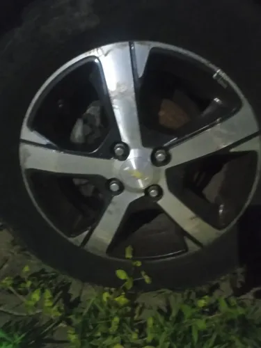Roda liga 15 Chevrolet troco por roda de ferro 