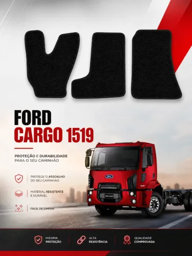tapetes borracha texturizado para o FORDCARGO 1519