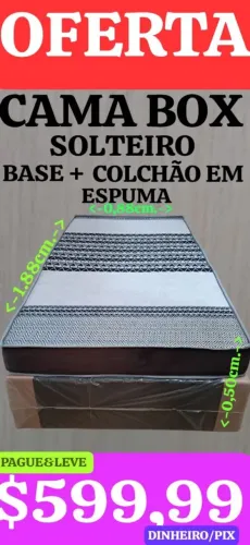 DESAPEGO! CAMA BOX SOLTEIRO, LEIAM: