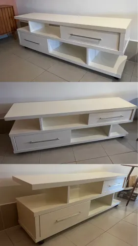 Rack 1,80 branco em bom estado